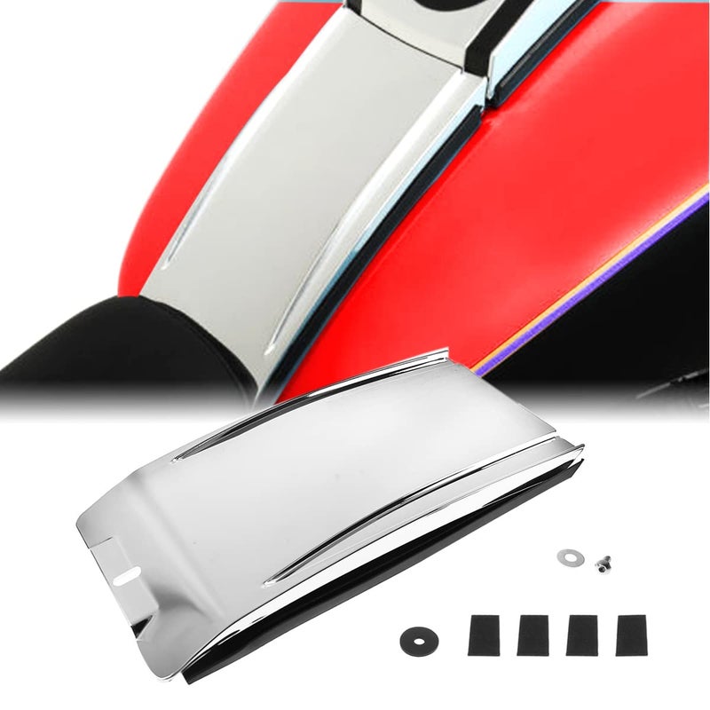 Rudyness Chrome Lower Dash Panel Extension For 2000-2017 Harley Softail Model - Image 1
